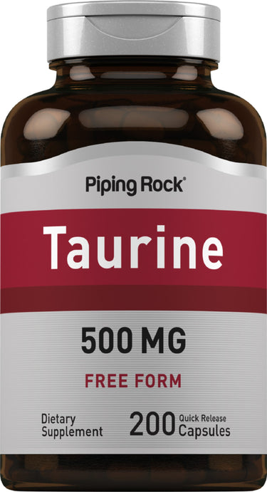 Taurine, 500 mg, 200 Quick Release Capsules