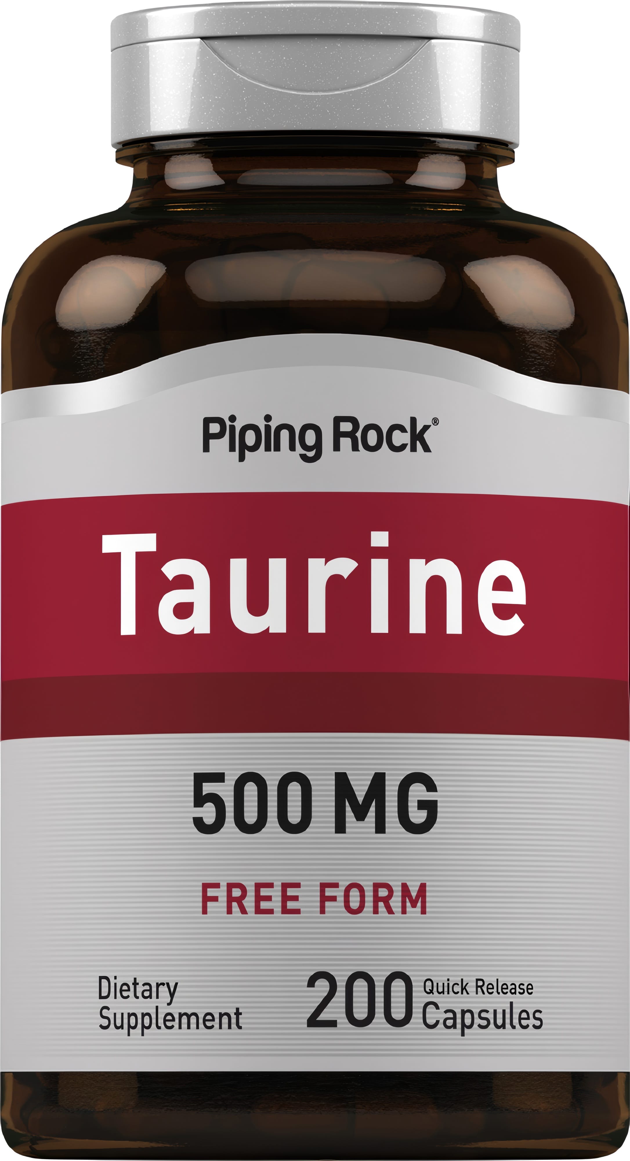 Taurine, 500 mg, 200 Quick Release Capsules