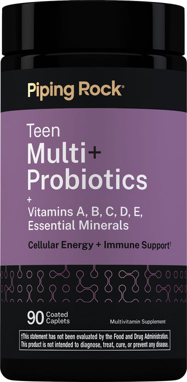 Teen Multi + Probiotics, 90 Coated Caplets