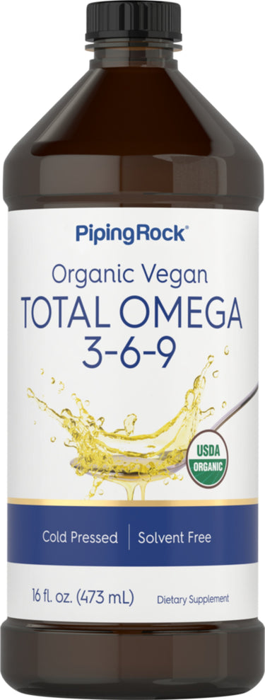 Total Omega 3-6-9 Vegan (Organic), 16 fl oz (473 mL) Bottle