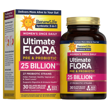 Ultimate Flora Women's Care Probiotic 25 Billion, 30 Delayed Release Vegan Caps