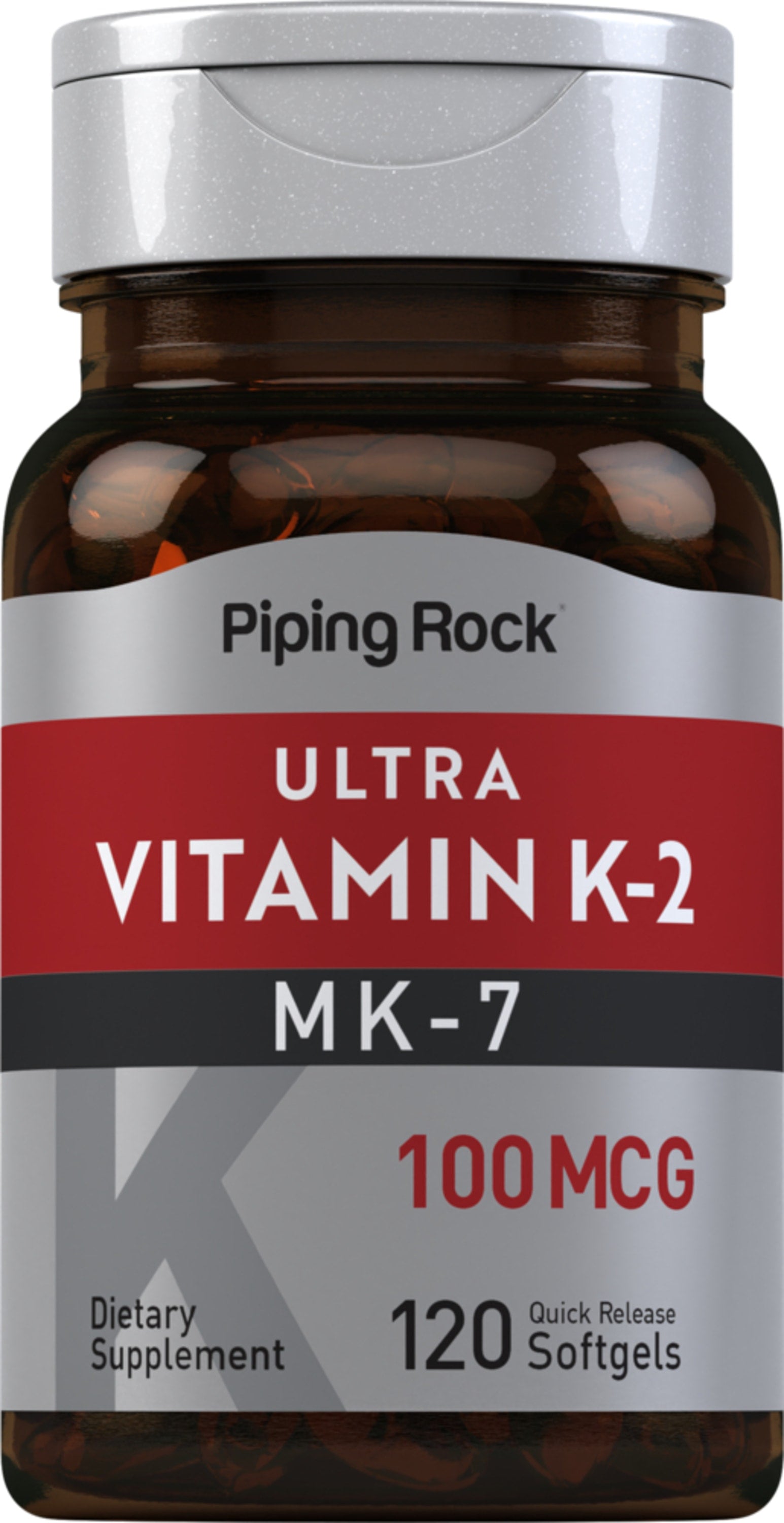 Ultra K-2 with MK-7, 100 mcg, 120 Quick Release Softgels