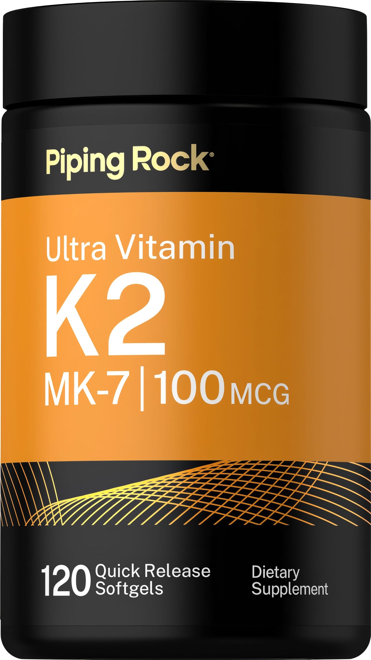Ultra K-2 with MK-7, 100 mcg, 120 Quick Release Softgels
