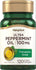 Ultra Peppermint Oil 100 MG, 120 Coated Softgels, Dietary Supplement, Therapeutic Grade