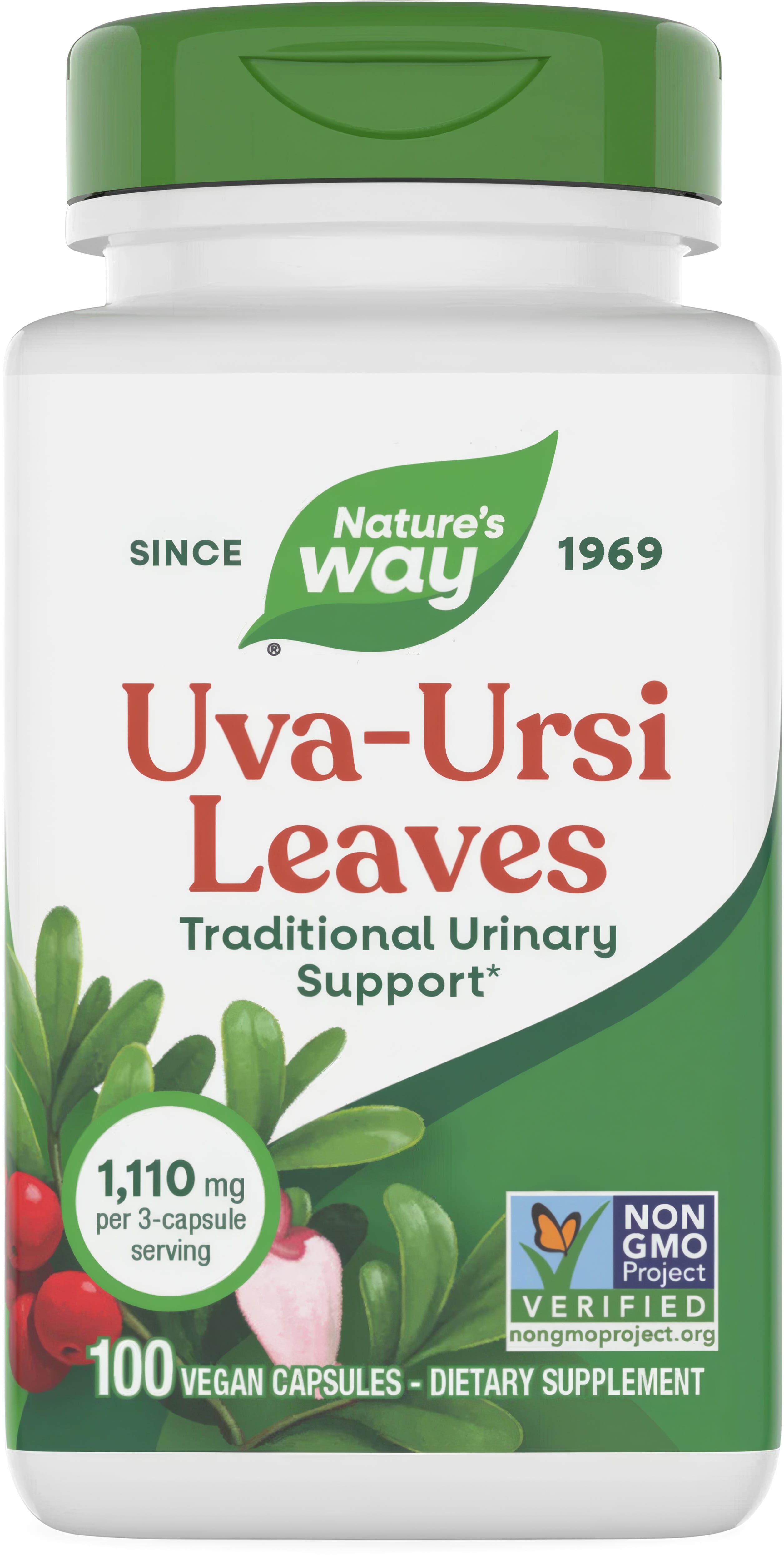 Uva Ursi Leaves, 100 Vegan Capsules