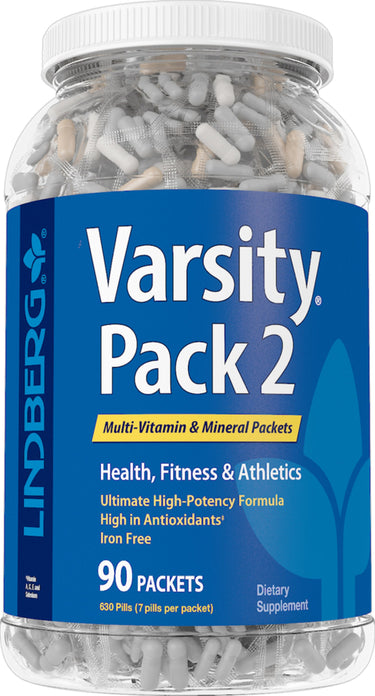 Varsity Pack 2 (Multi-Vitamin & Mineral), 90 Packets