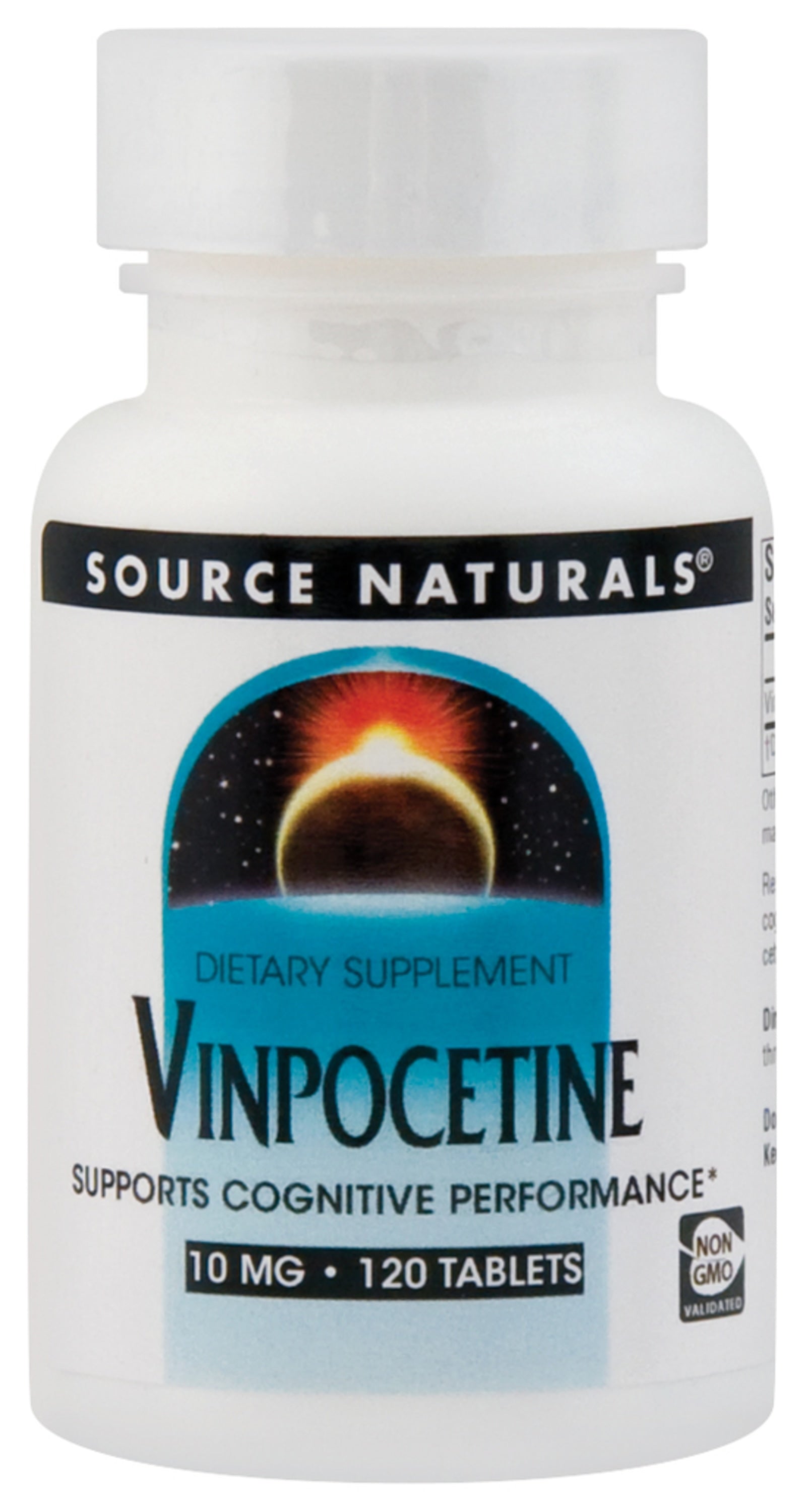 Vinpocetine, 10 mg, 120 Tablets