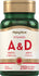 Vitamin A & D3, A 5,000 IU D-400 IU , 250 Quick Release Softgels