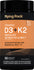Vitamin D3 (5000 IU) + K-2 MK-7 (100 Mcg) Advanced Formula, 90 Vegetarian Capsules