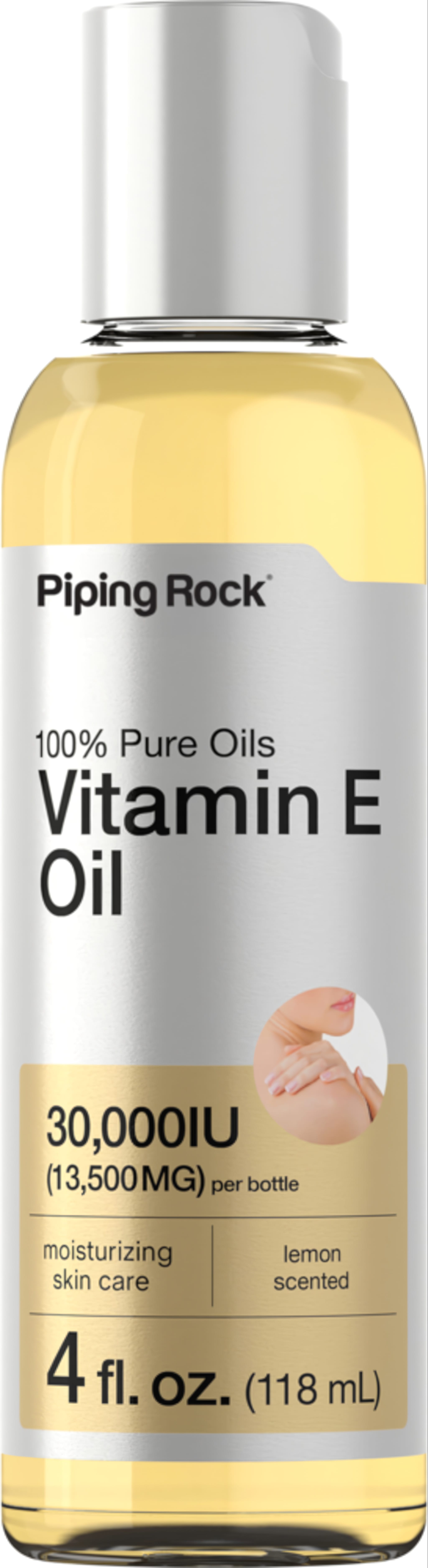 Vitamin E Skin Care Oil, 30,000 IU, 4 fl oz (118 mL) Bottle