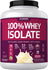Whey Protein Isolate (Unflavored & Unsweetened), 5 lb (2.268 kg) Bottle