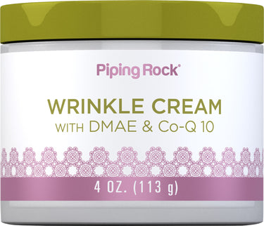 Wrinkle Cream with DMAE & Co-Q-10, 4 oz (113 g) Jar